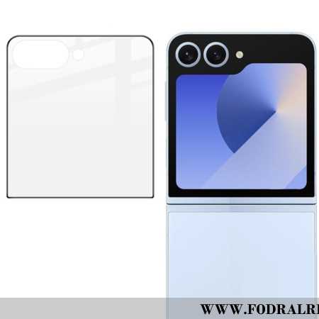 Yttre Skärmskydd I Härdat Glas För Samsung Galaxy Z Flip 7 5g (svart Kant)